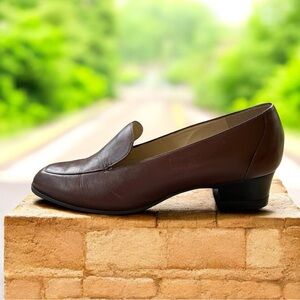 Naturalizer Energy Heels | Brown Leather Comfort Pumps Style 765N26 Women’s 8W